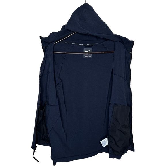 Nike Mens Navy Tech Fleece Hoodie Medium - Picture 3 of 4